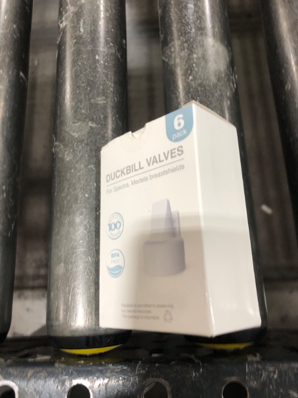 Photo 1 of [6-Count] Papablic Duckbill Valves for Spectra and Medela, Replaceable Duckbill Valves for Spectra S1 Spectra S2 valves and Medela Pump in Style, BPA/DEHP Free White
