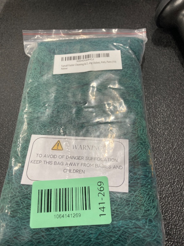 Photo 1 of 10 Non-Scratch Mesh Dish Washing Net Cloths – Odorless, Quick-Dry Scrubbing Dish Cloths for Kitchen Cleaning, Nonstick Cookware, Pots, Pans & Glassware – Reusable Durable Sponge Alternative