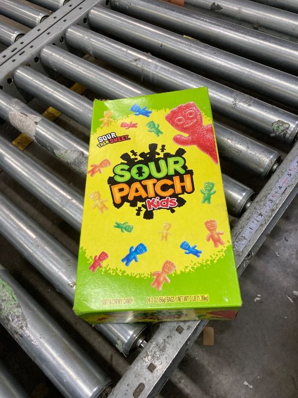 Photo 1 of **BB JAN 19 2026**SOUR PATCH KIDS Soft & Chewy Candy, Bulk Candy, 24 - 2 oz Bags