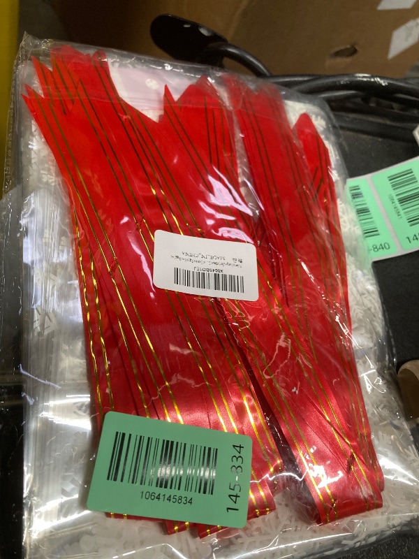 Photo 1 of 15 Sets Large Christmas Cellophane Bags(20x28 Inch) with Pull Bows Clear Snowflake Xmas Gift Goodie Basket Stocking Stuffers Wrap Holiday Christmas Birthday Party Decorations Favors Supplies Baggies