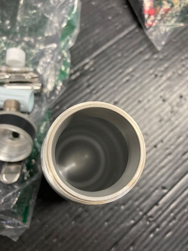 Photo 1 of ***THE SPRING IS MISSING***EurKitchen Professional Aluminum Whipped Cream Dispenser - Leak-Free Whip Cream Maker Canister with 3 Decorating Nozzles & Cleaning Brush - 1-Pint / 500 mL Cream Whipper - N2O Chargers (Not Included)***THE SPRING IS MISSING***