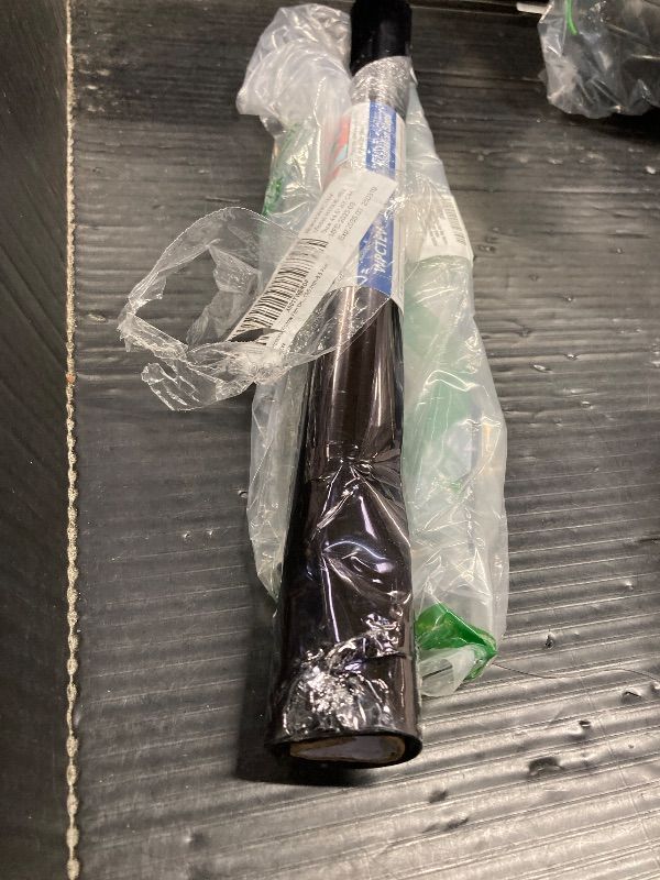 Photo 1 of ***1 END OF THE ROLL IS MAJOR DAMAGE*OTHER SIDE IS USABLE*SEE PIC***WPCTEV Window Film One Way Mirror Tint Vinyl Daytime Privacy Static Non-Adhesive Decorative Heat Control Anti UV Window Covering for Home and Office Black Silver 6 Mil 17.5 Inch x 6.5 Fee