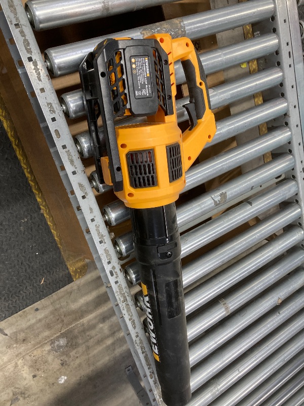 Photo 1 of ***MISSING PARTS -SELLING AS IS **** WORK 21V Cordless Leaf Blower, Powerful Turbo Mode & 550 CFM, , Lightweight Electric Leaf Blowers for Lawn Care, Patio, Leaves & Dust ***NOT IN BOX-NO PACKAGING***