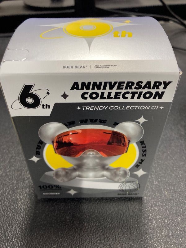 View 2 of ***PLZ READ DESCRIPTION**YOU ONLY GET 1 BUT IT IS SUPPOSED TO BE A SURPRISE WHICH ONE YOU GET***SURUIMA GK Buerbear Blind Box?Buerbear Figure Toys 1PC (1 of 7 Possible Styles) 6th Anniversary Collectionion Keychain & Bag Charm Birthday Gifts ***PLZ READ D
