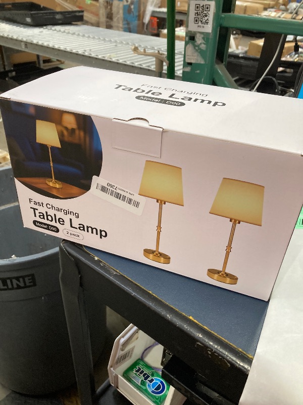 Photo 1 of **MISSING ONE LIGHT AND CHARGER WIRE**EppieBasic Cordless Table Lamp Rechargeable: Fast Charging & Long Lasting - 2700K Warm Light Vintage Brass Lamps - Dinning Living Room Bedroom - 2 Pack