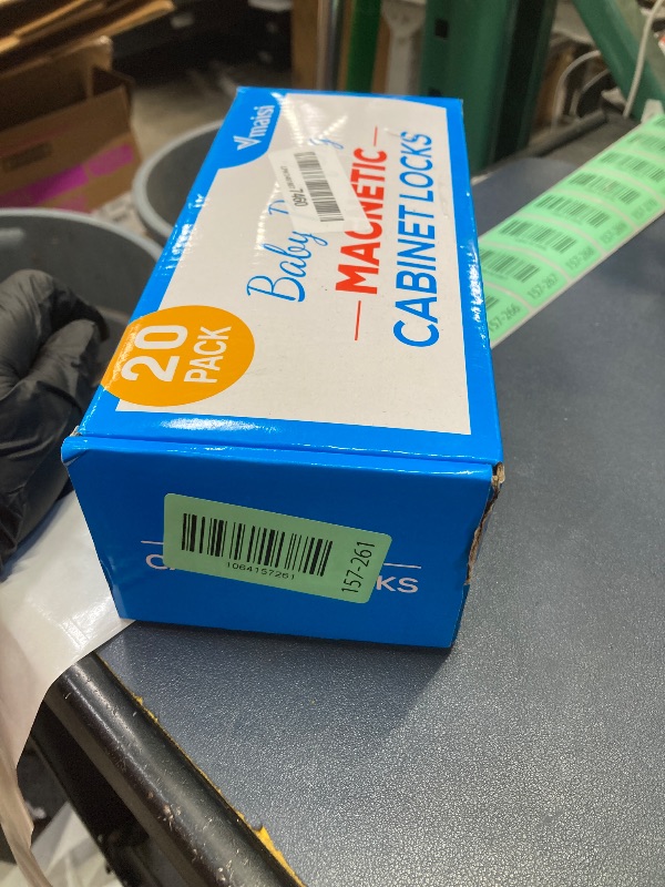 Photo 1 of ***PIECES MISSING****20 Pack Magnetic Cabinet Locks Baby Proofing - Vmaisi Children Proof Cupboard Drawers Latches - Adhesive Easy Installation***PIECES MISSING****