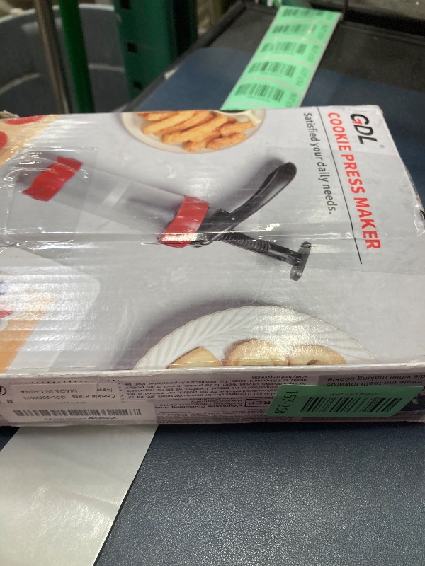 Photo 1 of **CRACK IN TUBE-SEE PIC**Cookie Press Set, Churro Maker with 12 Discs and 10 Cake Decorating Tips, Cookie Press for Biscuit and Churro, White