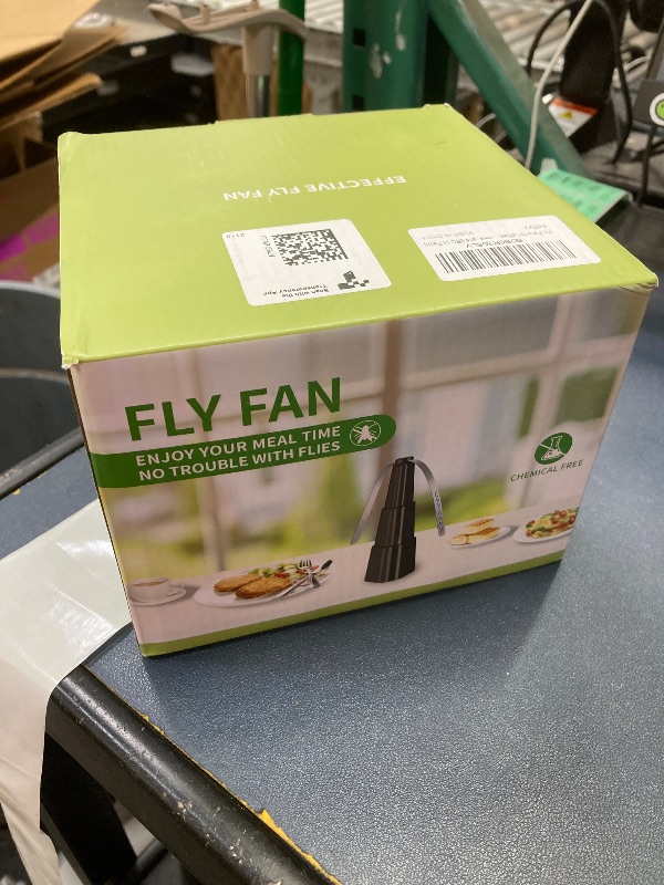 Photo 1 of ****parts only****Fly Fans for Tables, Fly Fan Outdoor Indoor Keep Flies Away, Table Top Spinner with Holographic Blades, Flies Deterrent for Picnic, Restaurant, Party, Home, BBQ (4 Pack)