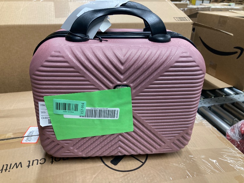 Photo 1 of **8only reference***JZRTravel 14 inch Hard Shell Makeup Train Case Portable PC ABS Mini Suitcase for Organizer Cosmetics Makeup Brushes Toiletry