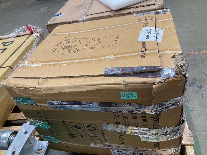 Photo 1 of 100FT 3/4 Inch Auto Feed Drain Cleaning Machine, Portable Electric Drain Auger with 6 Cutter & Air-Activated Foot Switch, Sewer Snake Drain Cleaner for 4" to 8" Pipes, Red