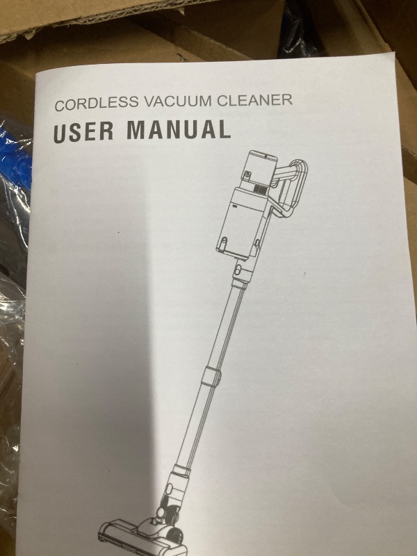 Photo 1 of ***PARTS ONLY*DOES NOT WORK***KCLASO Cordless Vacuum Cleaner, 550W 45KPA 50Min Vacuum Cleaners for Home, Self-Standing Stick Vacuum with Touch Screen, 3 Power Modes, Rechargeable Battery, Handheld Vacuum for Pet Hair Carpet Floor***PARTS ONLY*DOES NOT WOR