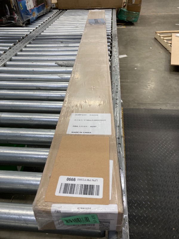 Photo 1 of ***factory seal***
SongYung 6FT Barn Door Hardware Kit, Low Clearance Aluminium Alloy Box Rail Track Hardware Kit, Sliding Door Track for Interior Single Wooden Door,Black