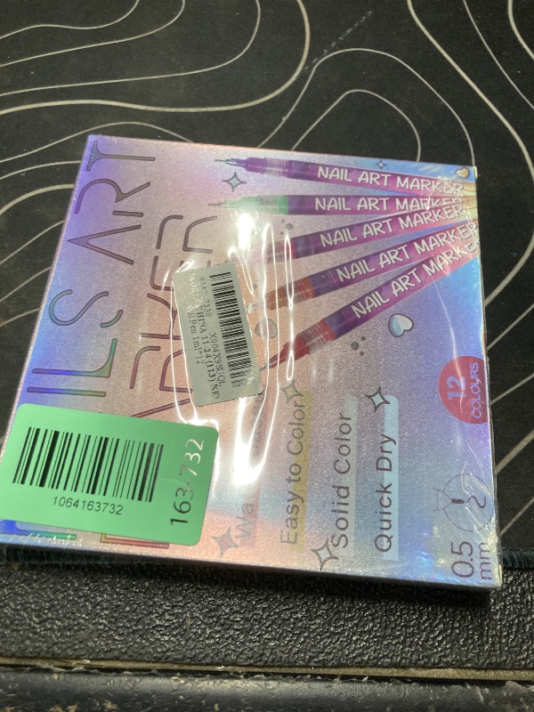 Photo 1 of 12 Colors Nail Art Pens Set, Nail Markers, 2026 New Quick Dry Nail Art Markers for Gel Nails, Drawing Painting Liner Brush for DIY Nail Art Beauty Adorn Manicure Tool