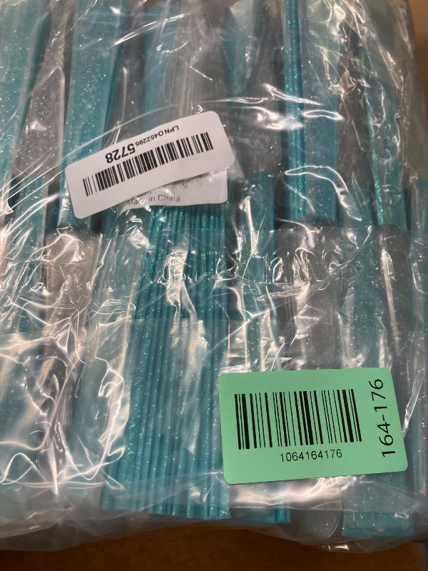 Photo 1 of 12 Pack Handheld Fan,Folding Hand Glitter Fan with Shining Transparent Fan Rib – Ideal for Wedding, Church, Festival, Dance, Tea Party, Club, and EDM Accessories, Sky Blue