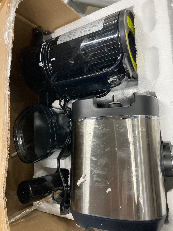 Photo 1 of ** dirty**Juicer Machines, Cold Press Juicer with Wide Chute, Slow Masticating Juicers, High Juice Yield for Leafy Greens, Fruits & Vegetables, Easy to Clean
