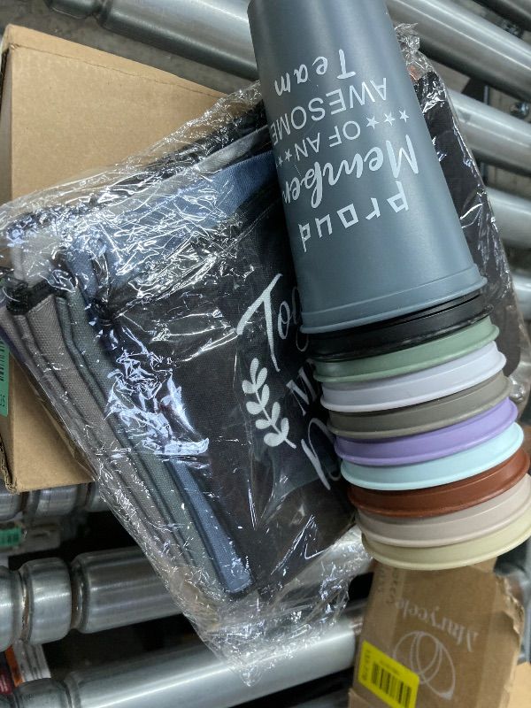 Photo 1 of **MISSING KEY CHAINS***Blushtier 30 Pcs Employee Appreciation Gifts Bulk Thank You Plastic Cups with Lids 16 oz Inspirational Plastic Tumblers with Keychains and Bags for Office Coworker Team (Neutral,Classic)