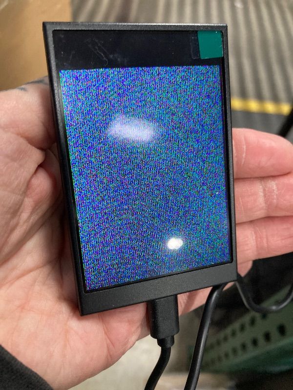 Photo 1 of ***SOMETHING LOOSE INSIDE UNIT***TURNED ON BUT NOT CONNECTED TO ANYTHING IN TEST*NO STAND*88 3.5 Inch IPS USB Mini Screen No Installation AIDA64 Pc Case Screen Computer Temp Monitor PC Temperature Display with Stand, USB Cable, Manual***SOMETHING LOOSE IN