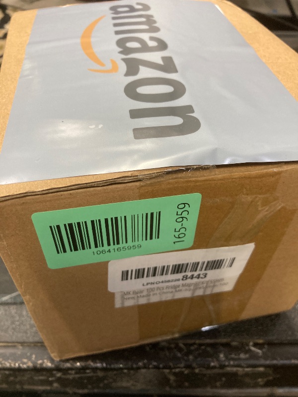 Photo 1 of 100 Sets Square Button Parts?Fridge Magnet Button Maker Supplies for Square-Shaped Badge Maker Machine 50mm?Including Metal Cover, Plastic Back Cover, Clear Film,