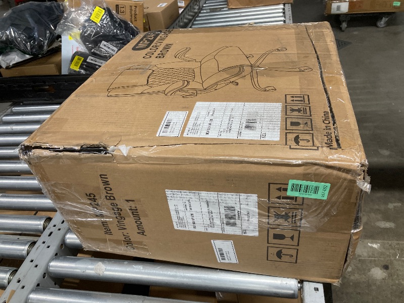 Photo 1 of ***DIRTY***COOLHUT Leather Office Chair, Big and Tall Office Chair 400LBS Wide Seat Ergonomic Computer Desk Chair High Back Executive Leather Chair Adjustable Task Chair Lumbar Back with 8-Year Warranty, Black