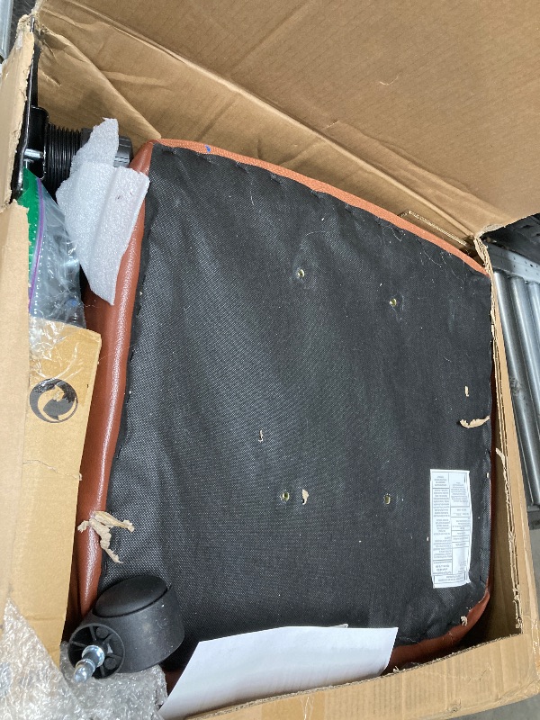 Photo 1 of ***DIRTY***COOLHUT Leather Office Chair, Big and Tall Office Chair 400LBS Wide Seat Ergonomic Computer Desk Chair High Back Executive Leather Chair Adjustable Task Chair Lumbar Back with 8-Year Warranty, Black