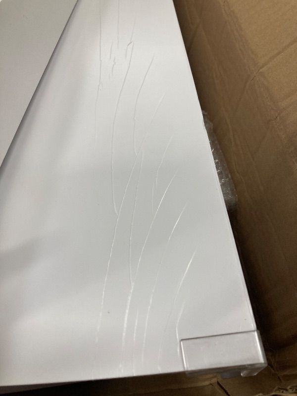 Photo 1 of ***2 HAVE CREASES BUT ARE STILL USEABLE*SEE PICS****SOME OF CLEAR CORNER PROTECTORS ARE MISSING***Hoolerry 5 Pcs Wire Shelf Covers Foamed PVC Wire Rack Covers for Removable Closet (Not Wood) Pantry Shelves for Cabinet Bathroom Kitchen Shelving Decoration(