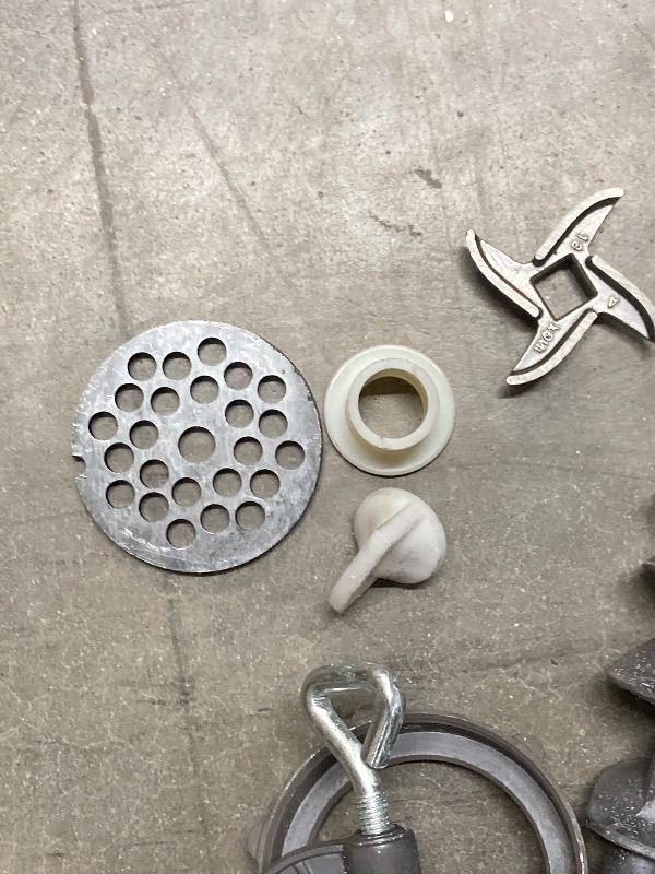 Photo 1 of ***USED*** Meat Grinder Manual Mincer - Meat Grinders For Home Use Sausage Maker & Burger Patty Stuffer with Table Clamp, Hand Operated Kitchen Tool for Homemade Pork, Beef, and Sausage - Easy to Clean