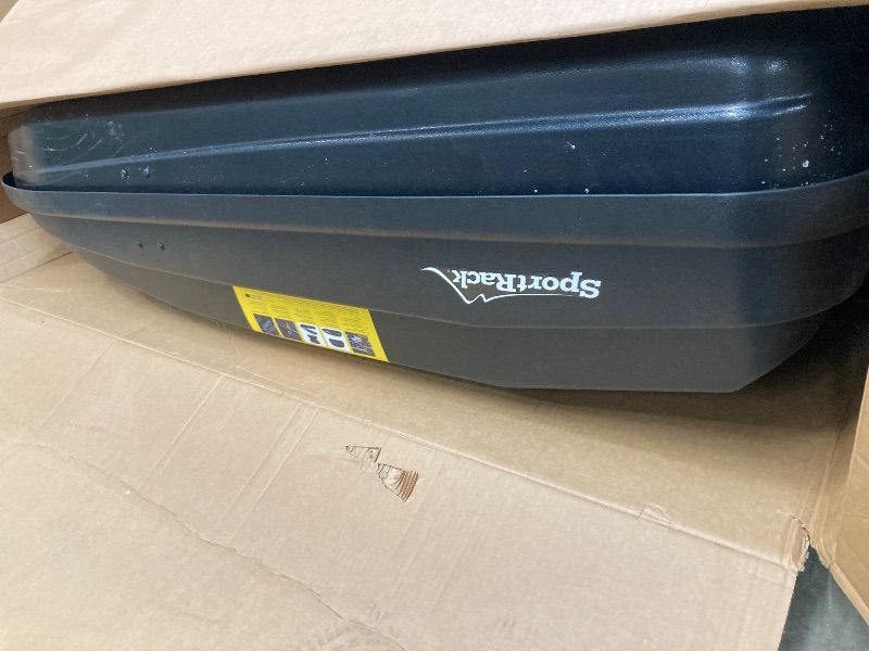 Photo 1 of ***WILL NOT OPEN*1 ARM IS SEIZED*** Vista XL Rear Opening Cargo Box,Black***WILL NOT OPEN*1 ARM IS SEIZED***