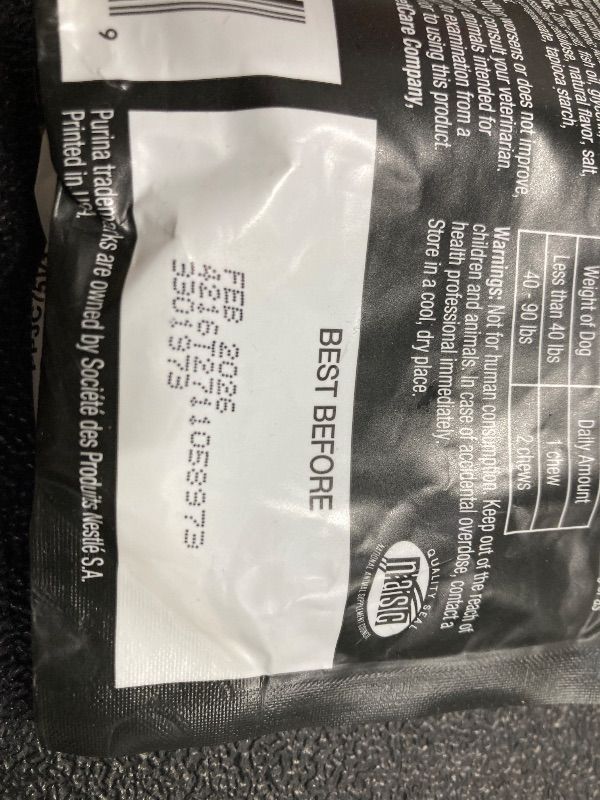 Photo 1 of ***BEST BY FEB 2026***Purina Pro Plan Veterinary Small Breed Dog Joint Care Supplement with Glucosamine, Chondroitin, and Collagen to support Hip and Joint Health – 30ct Pouch***BEST BY FEB 2026***
