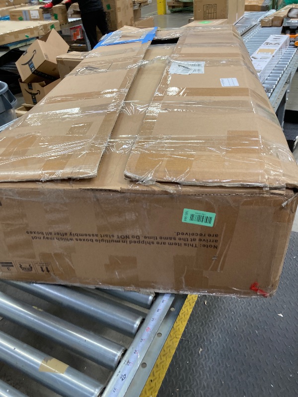 Photo 1 of 
***BOX C***
***Missin box A & B****
KISLOT 110 Inch Sectional Sleeper Sofa with Pull Out Bed Convertible Plush 2 in 1 Couch with Storage Chaise & USB Charging Comfy L Shaped Modular Couches for Living Room Apartment(3 Box)
