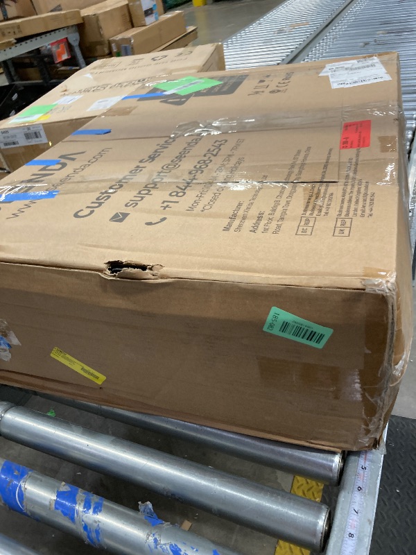 Photo 1 of ***The model may vary****
 110 Racing Style Gaming Chair, Reclining Ergonomic Leather Chair with Footrest, in Red (RSP-110-RED)
