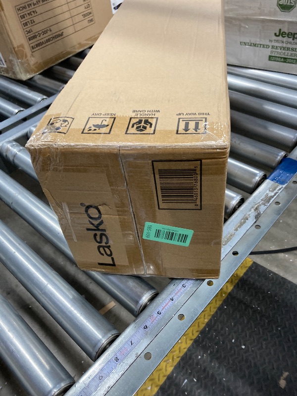 Photo 1 of ***Factory seal***

Lasko 1500W Ceramic Tower Space Heater with Remote, Thermostat, Timer & Widespread Oscillation, Portable Electric Heater for Indoor Use, Bedroom & Living Room, 751320