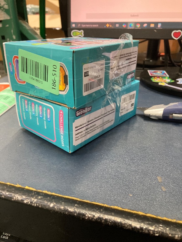 Photo 1 of  2 pack Handheld Game for Kids 6-12, 4 Mode,999 Level?Sensory Fidget Toys for 4 5 6 78 Year Old,Sensory Fidget Toys for Kids 8-12? New Year Gifts Ideas?ADHD Toys