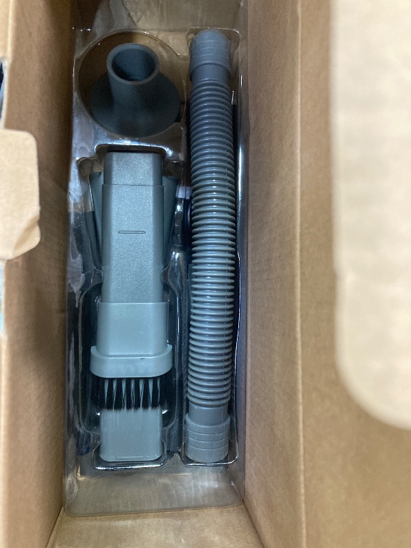 Photo 1 of ***PARTS ONLY -NON FUNCTIONAL LATCH -SELLING AS IS*** Brigii Mini Handheld Vacuum Cordless, 3 in 1-Car Vacuum & Air Duster & Hand Pump, 3 Kinds of Crevice Nozzles for Small Spaces, Crevices, Portable Rechargeable Cleaner-M1