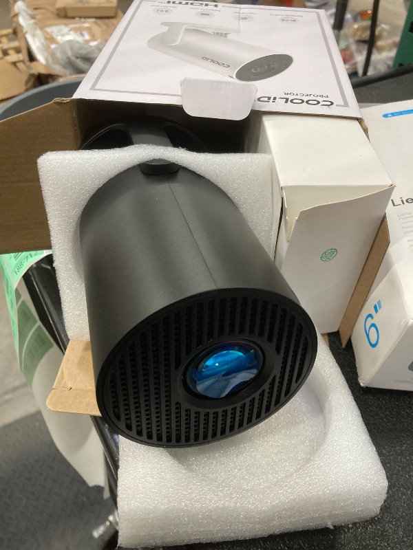 Photo 1 of [Built-in Apps & 2026 Upgraded] Mini Projector Support 4K 1080P Auto Keystone 180° Rotatable with WiFi 6 and Bluetooth 5.4, Projector Portable Compatibile with HDMI/TV Stick/Memory Stick/Laptop-Black