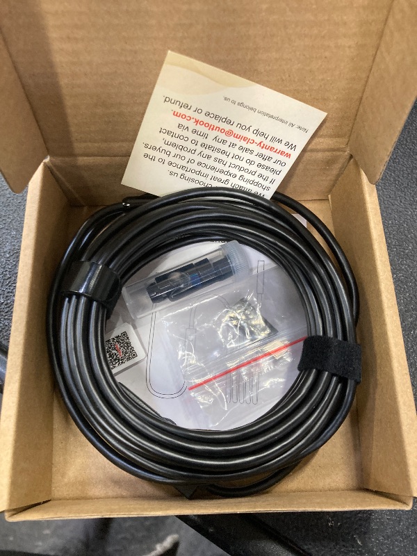 Photo 1 of [Dual-Lens] Endoscope Camera with Light, 1920P HD Borescope with 8+1 Adjustable LED Lights, IP67 Waterproof 16.5FT Semi-Rigid Snake Cord Inspection Camera for iPhone, iPad and Android Phone (Type C)