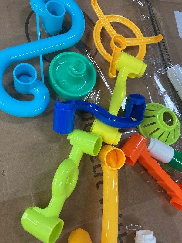 Photo 1 of ***SELLING AS REPLACEMENT PARTS ONLY, EXTRA PIECES -MISSING PIECES*** Marble Run, 22 Pcs Marble Maze Race Building Blocks Toy Game & STEM Learning Toys Christmas Birthday Gift for Kids Aged 3-12