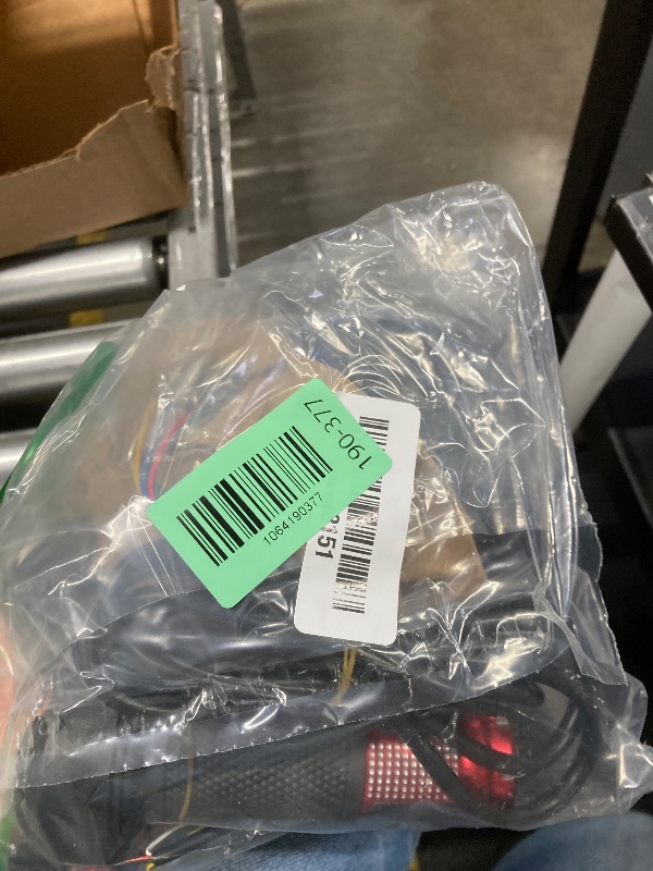 Photo 1 of 1 Pair EBike Throttle Grip, Universal Electric Bicycle Scooter Twist Handlebar with LCD Battery Voltage Display Key Knock, 12V-84V Electric Bike Throttle Grip for Motorbike Motorcycle E-Bike (Red)