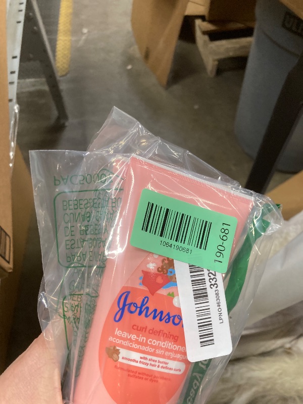 Photo 1 of **2 pack***Johnson's Kids' Curl Defining Leave-In Conditioner with Shea Butter, Smooths Frizz & Defines Waves & Curls for 24 Hours, Hypoallergenic, 6.8 fl. oz