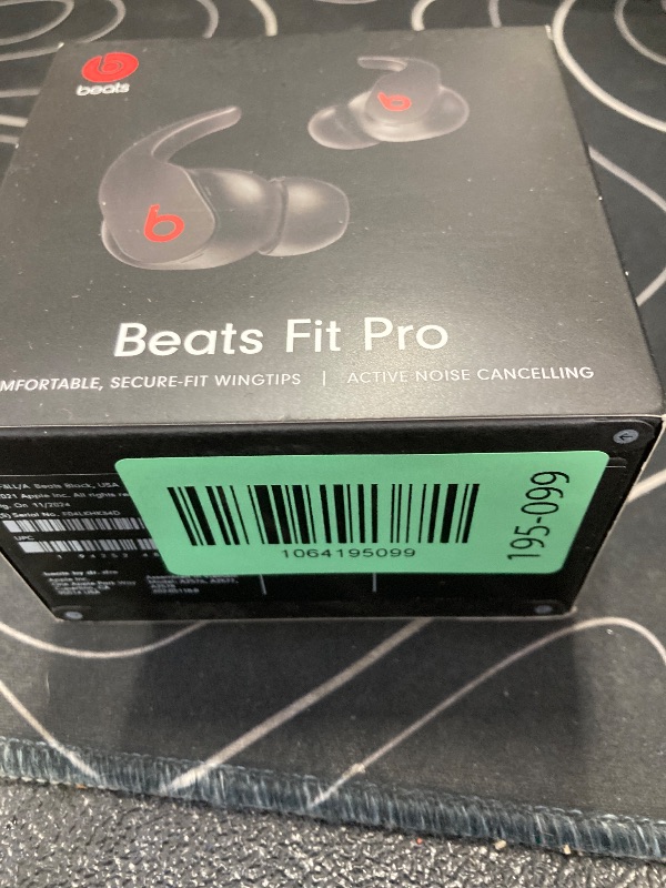 Photo 1 of +CLOSED BY FACTORY++Beats Fit Pro (1st Gen) - True Wireless Noise Cancelling Earbuds - Active Noise Cancelling - Sweat Resistant Earphones, Compatible with Apple & Android, Class 1 Bluetooth®- Beats Black