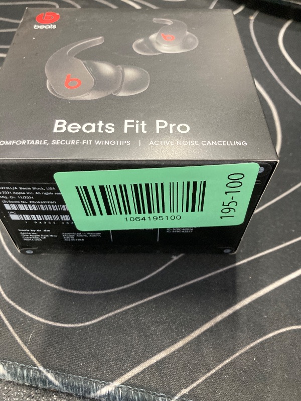 Photo 1 of +CLOSED BY FACTORY++Beats Fit Pro (1st Gen) - True Wireless Noise Cancelling Earbuds - Active Noise Cancelling - Sweat Resistant Earphones, Compatible with Apple & Android, Class 1 Bluetooth®- Beats Black