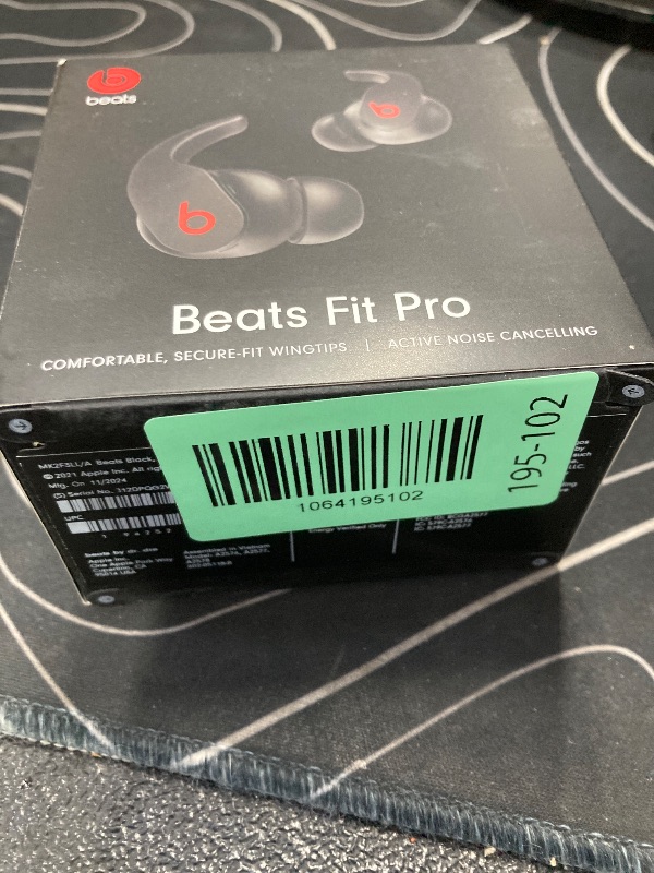Photo 1 of +CLOSED BY FACTORY++Beats Fit Pro (1st Gen) - True Wireless Noise Cancelling Earbuds - Active Noise Cancelling - Sweat Resistant Earphones, Compatible with Apple & Android, Class 1 Bluetooth®- Beats Black