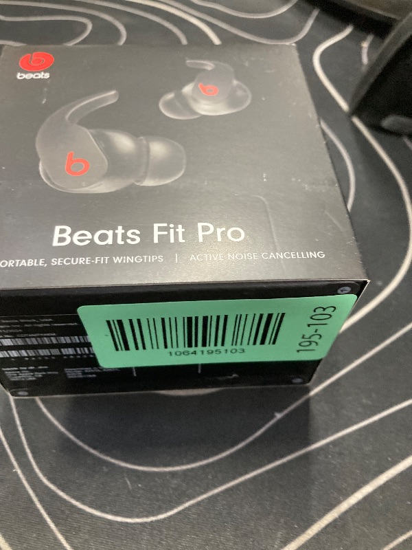 Photo 1 of +CLOSED BY FACTORY++Beats Fit Pro (1st Gen) - True Wireless Noise Cancelling Earbuds - Active Noise Cancelling - Sweat Resistant Earphones, Compatible with Apple & Android, Class 1 Bluetooth®- Beats Black