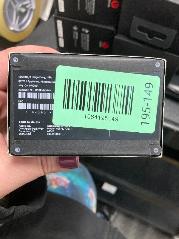 Photo 1 of +CLOSED BY FACTORY++Beats Fit Pro (1st Gen) - True Wireless Noise Cancelling Earbuds - Active Noise Cancelling - Sweat Resistant Earphones, Compatible with Apple & Android, Class 1 Bluetooth® - Sage Gray