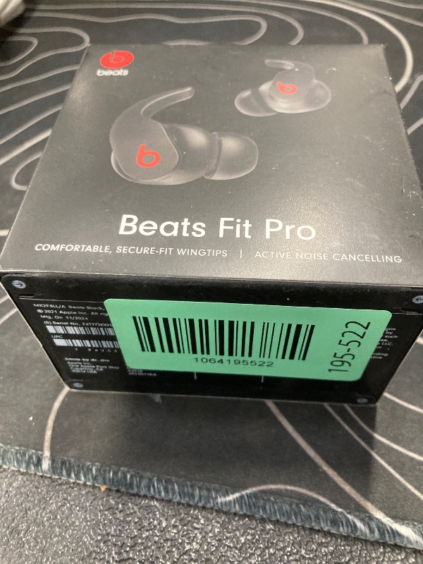 Photo 1 of ++CLOSED BY FACTORY++Beats Fit Pro (1st Gen) - True Wireless Noise Cancelling Earbuds - Active Noise Cancelling - Sweat Resistant Earphones, Compatible with Apple & Android, Class 1 Bluetooth®- Beats Black