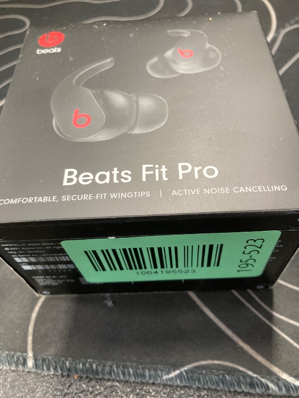 Photo 1 of ++CLOSED BY FACTORY++Beats Fit Pro (1st Gen) - True Wireless Noise Cancelling Earbuds - Active Noise Cancelling - Sweat Resistant Earphones, Compatible with Apple & Android, Class 1 Bluetooth®- Beats Black