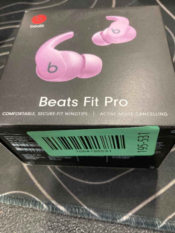 Photo 1 of ++CLOSED BY FACTORY++Beats Fit Pro (1st Gen) - True Wireless Noise Cancelling Earbuds - Active Noise Cancelling - Sweat Resistant Earphones, Compatible with Apple & Android, Class 1 Bluetooth® - Stone Purple
