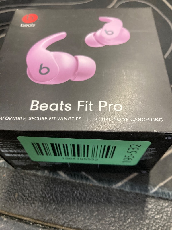 Photo 1 of ++CLOSED BY FACTORY++Beats Fit Pro (1st Gen) - True Wireless Noise Cancelling Earbuds - Active Noise Cancelling - Sweat Resistant Earphones, Compatible with Apple & Android, Class 1 Bluetooth® - Stone Purple
