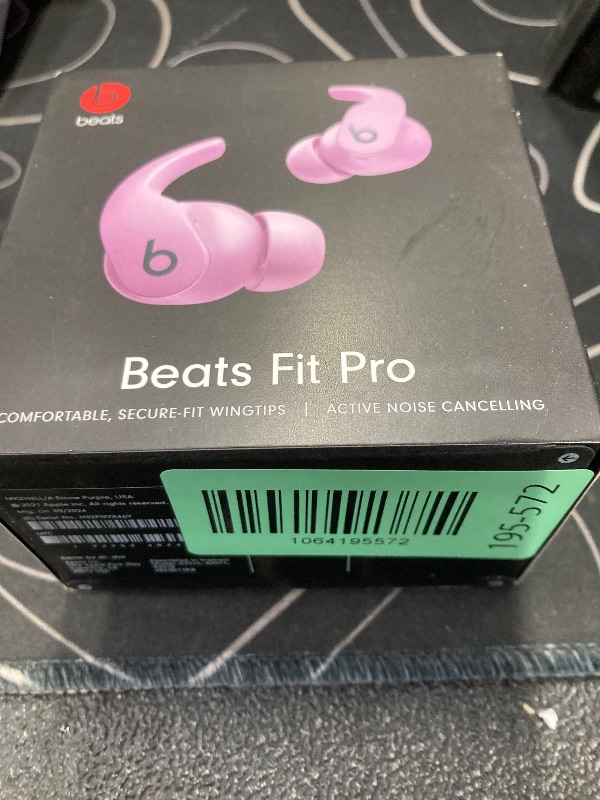Photo 1 of ++CLOSED BY FACTORY++Beats Fit Pro (1st Gen) - True Wireless Noise Cancelling Earbuds - Active Noise Cancelling - Sweat Resistant Earphones, Compatible with Apple & Android, Class 1 Bluetooth® - Stone Purple