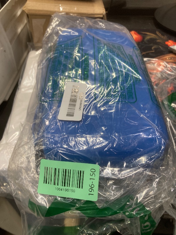 Photo 1 of *Case only* Wireless Microphone Case Compatible with JBL Wireless Two Microphone System/for JBL PartyBox Wireless Mic, Handheld Dual Mic Travel Bag for Singing or Karaoke for Receiver, Adapter, Batteries (Blue)