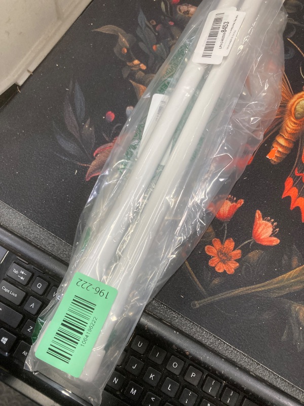 Photo 1 of *2 pack* Tension Rod 16 to 28 Inch, Goowin Small Tension Rod, 5/8" Diameter No Drilling Expandable Short Tension Rods Spring Rods, Tension Rods for Closet, Cupboard, Hanging Clothes, 2 Pack, White